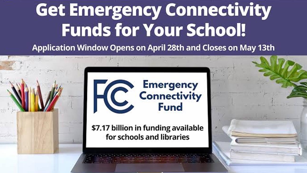 Emergency Connectivity Fund ECF free laptop